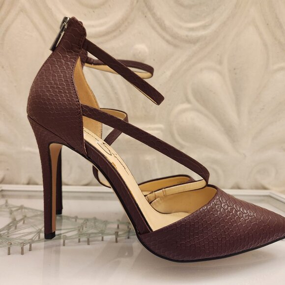 Jessica Simpson "Piepper" Cross strap pumps. NWOT. Size 10 - Picture 1 of 8